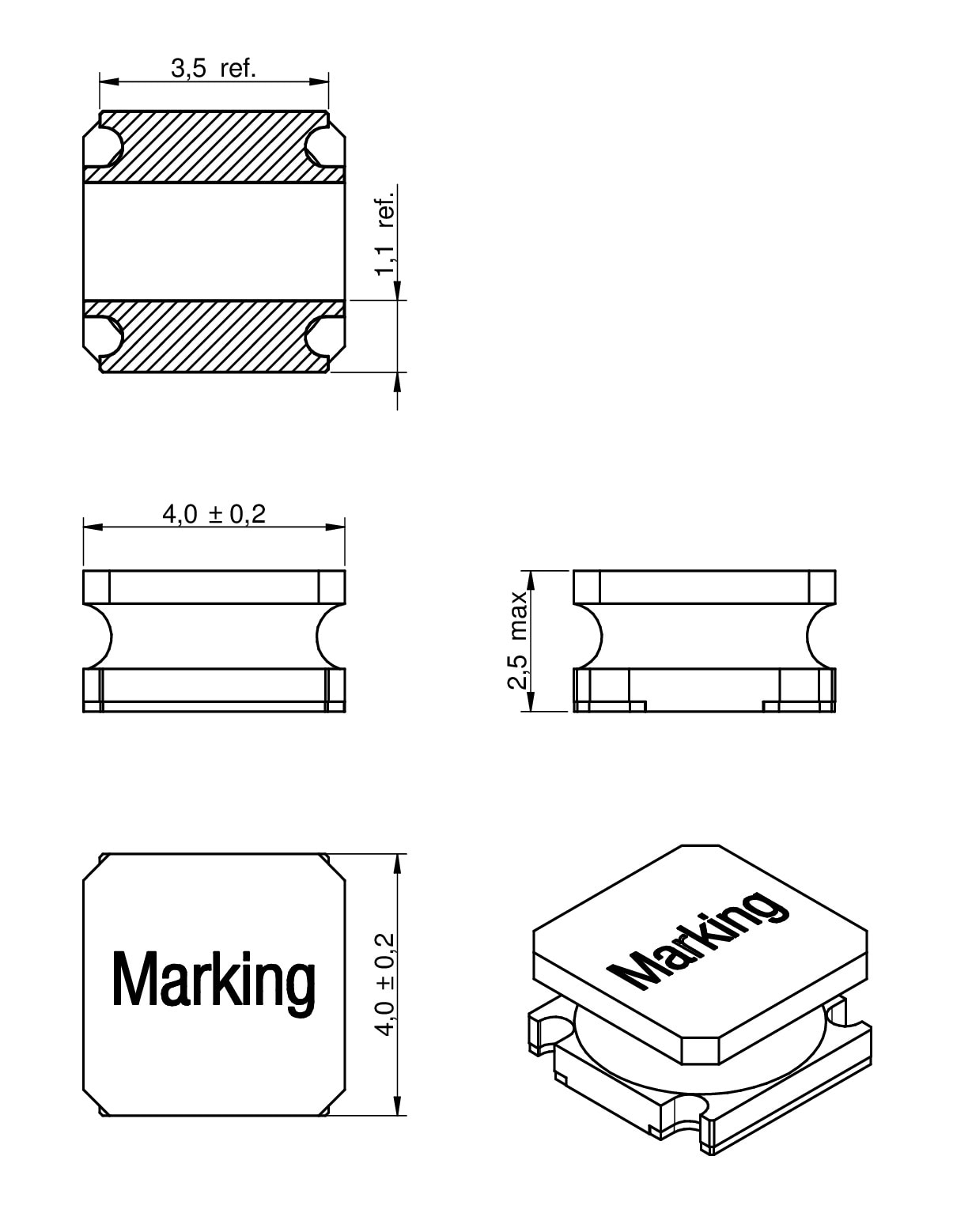 WE LQS SMT Power Inductor Passive Components W rth Elektronik
